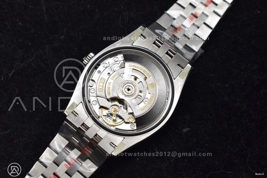 VR3235 Markers Green Dial on 1:1 Roman Edition Bracelet Steel 36 904L Jubilee Clean Gray Best DateJust 126234 0409